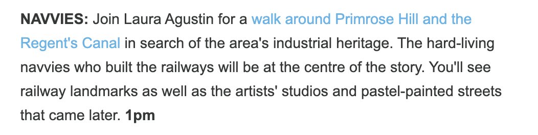 NakedAnthropolo's tweet image. Thanks to @Londonist for listing a walk that centres the workers: navvies who solved problems on the ground as they dug canals and railways. 14 June. eventbrite.co.uk/e/primrose-hil…
