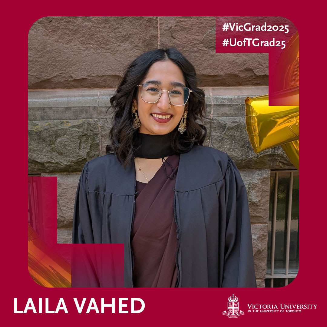Vic grad Laila Vahed is off to Yale to study history, revolution and anti-colonialism. From filmmaking to advocacy, research to student leadership, she’s done it all—embodying the spirit of #VicGrad2025. Read more: lnkd.in/g6Fixtaw #UofTGrad25