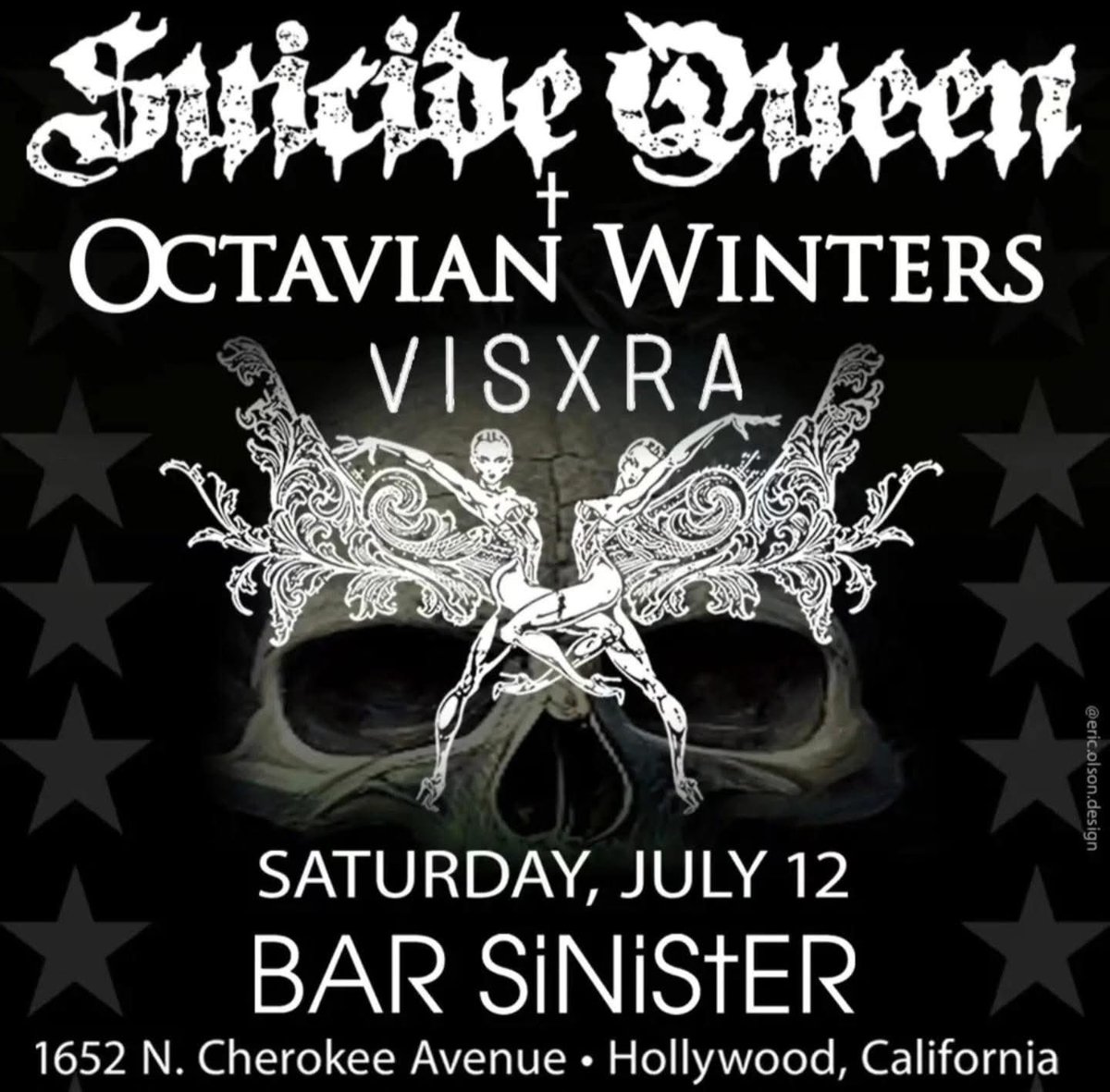 Suicide Queen (@suicidequeenca) on Twitter photo Catβs out of the bag babe! We return to our Los Angeles home <a href="/ClubBarSinister/">BAR SINISTER</a> July 12 w/ our friends Octavian Winters + VISXRA π See you soon Hollywood π©· Catβs out of the bag babe! We return to our Los Angeles home <a href="/ClubBarSinister/">BAR SINISTER</a> July 12 w/ our friends Octavian Winters + VISXRA π See you soon Hollywood π©·