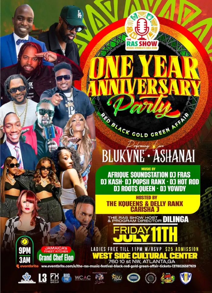 STREAMAPSE's tweet photo. 🔉Fri, July 11th🗓️, The Ras Show's Anniversary Party‼️ Hosted by  👉Dilinga, The Kqueens, Delly Ranx &amp; Carisha J😍 from 👉Live With  Carisha Show. #GetThe411 #STREAMAPSEOnlineMagazine https://t.co/3W7kH0b1sK https://t.co/OvlM9V4hFa