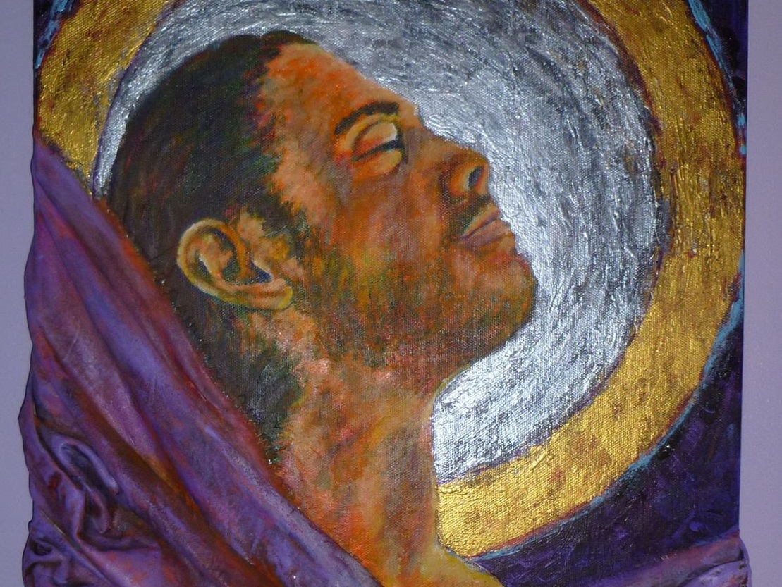 JesusInLoveBlog's tweet image. Art and prayers honor the 49 martyrs killed in the massacre at the Pulse gay bar on June 12, 2016 in Orlando. Jesus is pictured as one of the shooting victims in “Pulse Christ” by James Day. Pulse martyrs, pray for us! #FaithfullyLGBT qspirit.net/orlando-martyr…