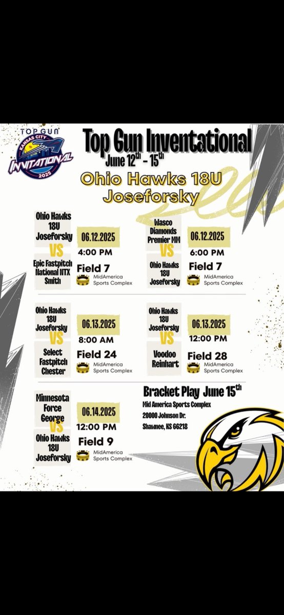 Keeping things rolling!! Come out and see us in Kansas City! <a href="/HawksJoseforsky/">Ohio Hawks National Joseforsky 18U</a> <a href="/LalondeSoftball/">Adam LaLonde</a> <a href="/TincherPitching/">Tincher Pitching</a>