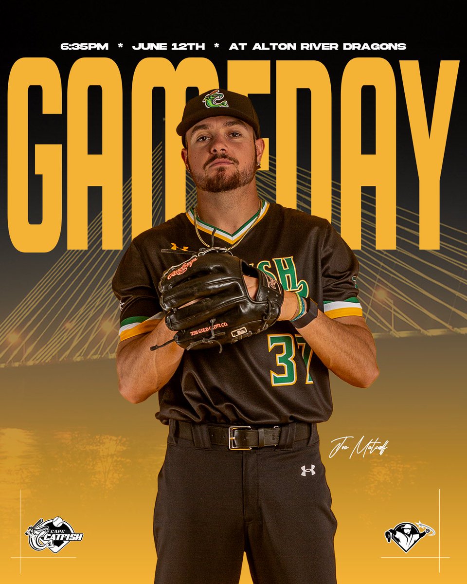 CapeCatfish's tweet photo. Road Trip Pt. 2 โ๐ป
๐ Alton River Dragons
โฐ 6:35PM
๐ Alton, IL
๐๏ธ Free Admission for those 6โ5 or taller! (Yes, this is real)
๐บ https://t.co/cnJ7gPG96x
#CapeCatfish #UnderArmour #Reelitin #CatchUsAtCapaha #Catfisharejumpin https://t.co/b8GXfaNGDx