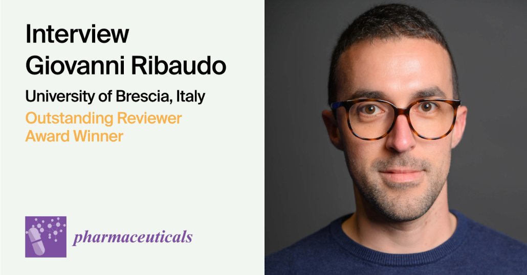 MDPI (@mdpiopenaccess) on Twitter photo We are pleased to share an interview with Dr. Giovanni Ribaudo—Winner of the <a href="/Pharmaceut_MDPI/">Pharmaceuticals MDPI</a> (ISSN 1424-8247) 2024 Outstanding Reviewer Award.
See the full interview: brnw.ch/21wTmfR
#mdpi #openaccess #research #pharmaceuticals We are pleased to share an interview with Dr. Giovanni Ribaudo—Winner of the <a href="/Pharmaceut_MDPI/">Pharmaceuticals MDPI</a> (ISSN 1424-8247) 2024 Outstanding Reviewer Award.
See the full interview: brnw.ch/21wTmfR
#mdpi #openaccess #research #pharmaceuticals