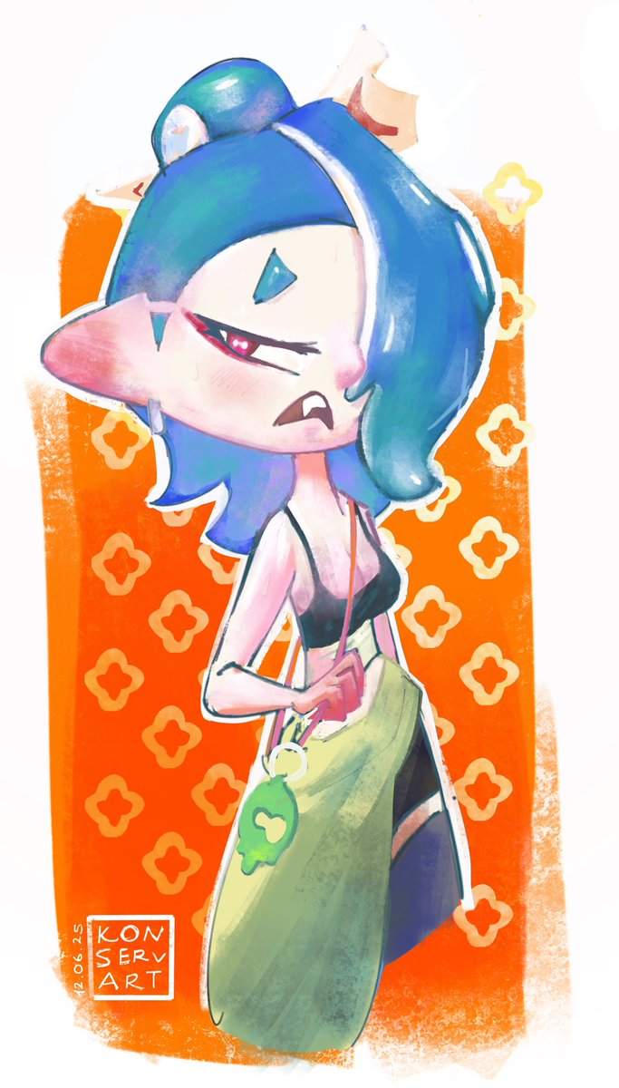 her new outfit is just🙏🏻🙏🏻🙏🏻
 #SplatoonRaiders #shiver #Splatoon