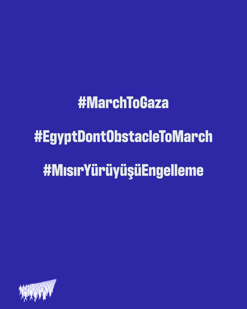 mahfildijital's tweet photo. 🔴 Mısır’ın Gazze’ye yönelik yardım yürüyüşünü engellemesinin ardından sosyal medyada destek kampanyaları başlatıldı.

#MarchToGaza   
#EgyptDontObstacleToMarch
#MısırYürüyüşüEngelleme https://t.co/va6vPFwxql