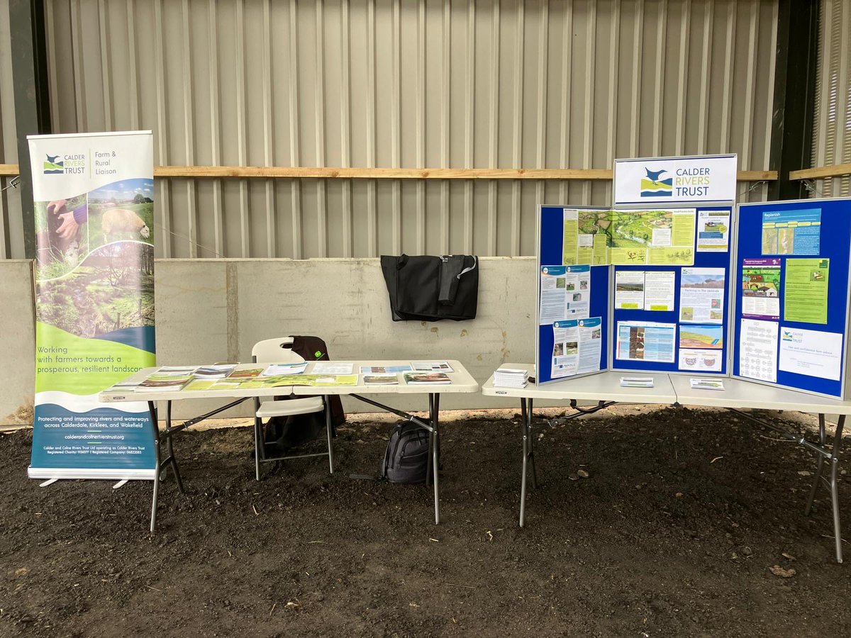 RiverCalder's tweet image. Come and find us at Todmorden Agricultural Show this weekend! We will be there all day to talk about all things land management, water friendly farming, and funding.
📍Riverside Centre, Todmorden, OL14 6UH
📅 Sunday 15th June
⏰ 10am - 4pm
