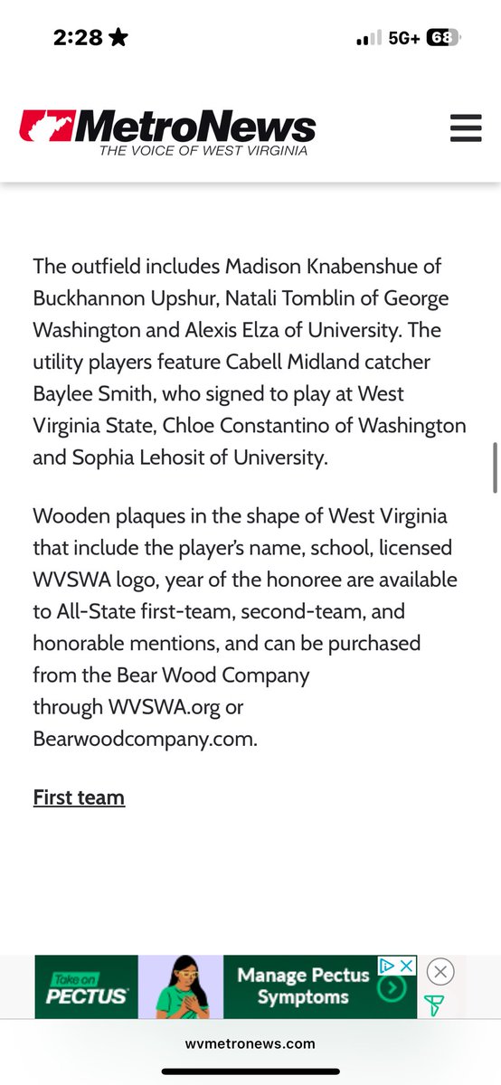 Alexis Elza 2027 (@elzaalexis1) on Twitter photo Super happy to have made second team all state this year!! Thank you for this honor!
<a href="/UHSSoftball/">UHS Softball</a> <a href="/TPAHopkins/">Team PA Hopkins</a> <a href="/teampafastpitch/">Team Pennsylvania Fastpitch</a> <a href="/NCSACoachDaily/">Jess Daily</a> <a href="/ExtraInningSB/">EXTRA INNING SOFTBALL</a> Super happy to have made second team all state this year!! Thank you for this honor!
<a href="/UHSSoftball/">UHS Softball</a> <a href="/TPAHopkins/">Team PA Hopkins</a> <a href="/teampafastpitch/">Team Pennsylvania Fastpitch</a> <a href="/NCSACoachDaily/">Jess Daily</a> <a href="/ExtraInningSB/">EXTRA INNING SOFTBALL</a>