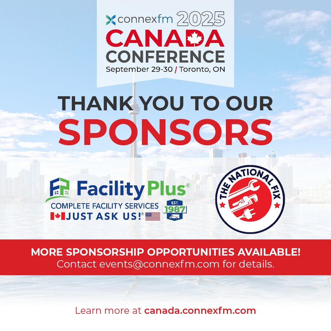 ConnexFM (@connexfm) on Twitter photo Canada Conference registration is in full swing, and we’d like to give a big thank you to our Canada Conference Sponsors Facility Plus, and The National Fix!
Interested in sponsorship opportunities? Learn more at go.connex.fm/4jT7ocz, or contact events@connexfm.com! Canada Conference registration is in full swing, and we’d like to give a big thank you to our Canada Conference Sponsors Facility Plus, and The National Fix!
Interested in sponsorship opportunities? Learn more at go.connex.fm/4jT7ocz, or contact events@connexfm.com!