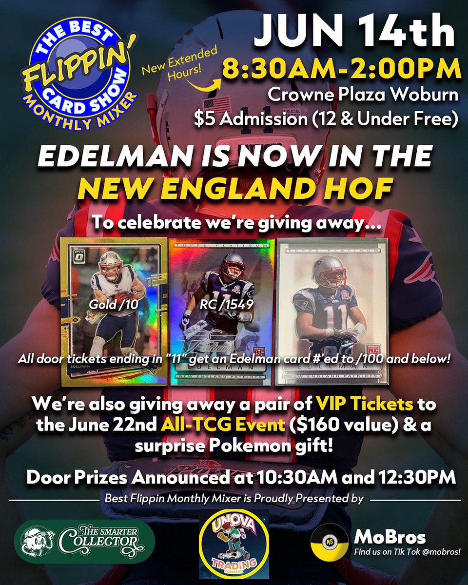 bowman1951's tweet image. Just incredible. 

It’s our 50th month in a row in Woburn, MA at the Crowne Plaza. We have maxed out capacity at 120 tables but it’s still by far, NE’s largest monthly event. #PokeRev is up for grabs at 10:30. 😮😮

Can’t wait to see everyone again! #Boston #cardshow