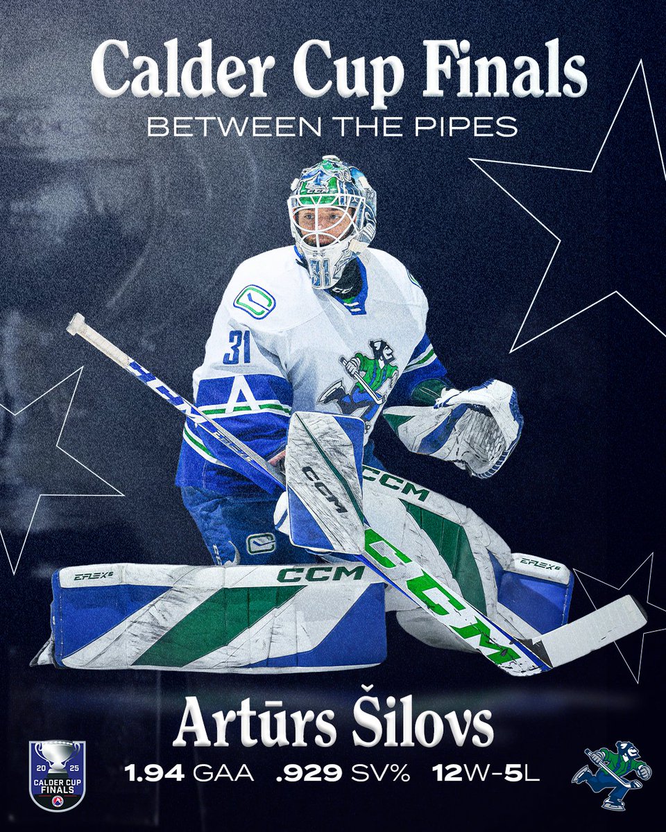 Not to mention the 5 postseason shutouts... 🫣

<a href="/abbycanucks/">X - Abbotsford Canucks</a> | #CalderCup