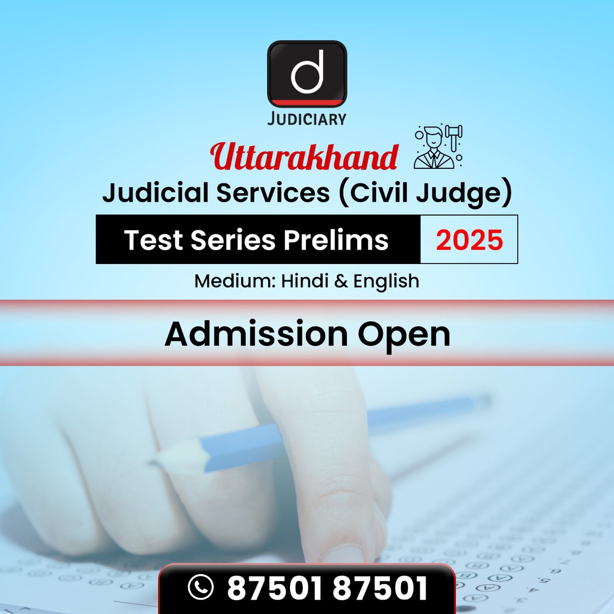 Law_Drishti's tweet image. Uttarakhand Judicial Services (Civil Judge) 
Test Series Prelims - 2025

For more details click here : drishti.xyz/Judiciary-Cour…

#UttarakhandJudicialServices #CivilJudge #PrelimsTestSeries #JudiciaryExams #TeamDrishti #DrishtiJudiciary