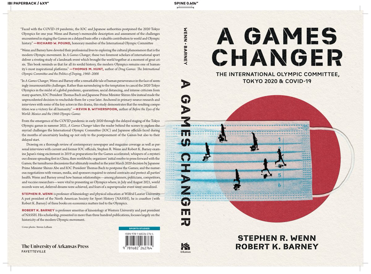 Off to print! A GAMES CHANGER: The International Olympic Committee, Tokyo 2020, and COVID-19

uapress.com/product/a-game…