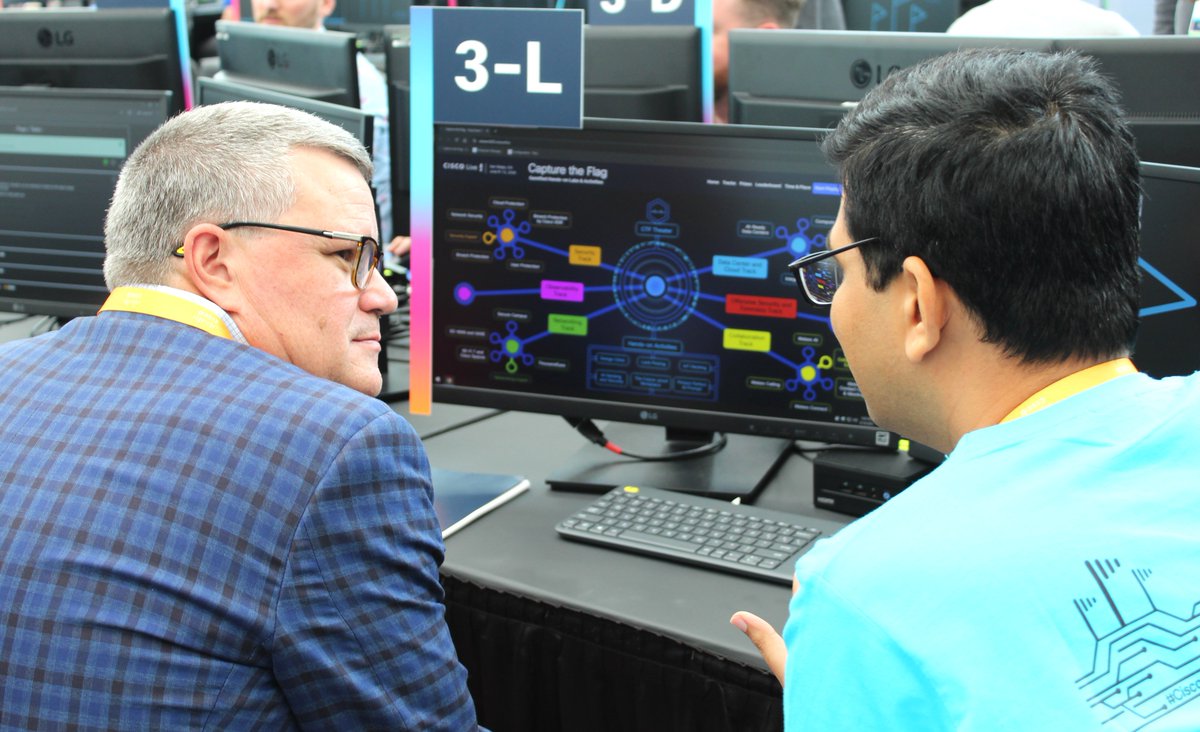 guydiedrich's tweet image. It was an inspiring week at #CiscoLive! 🌍 I enjoyed hosting a digital innovation talk with academia and industry partners from @RutgersU and @MorganSolar, celebrating 10 yrs of #CiscoCDA, and exploring the immersive #LearnwithCisco community.