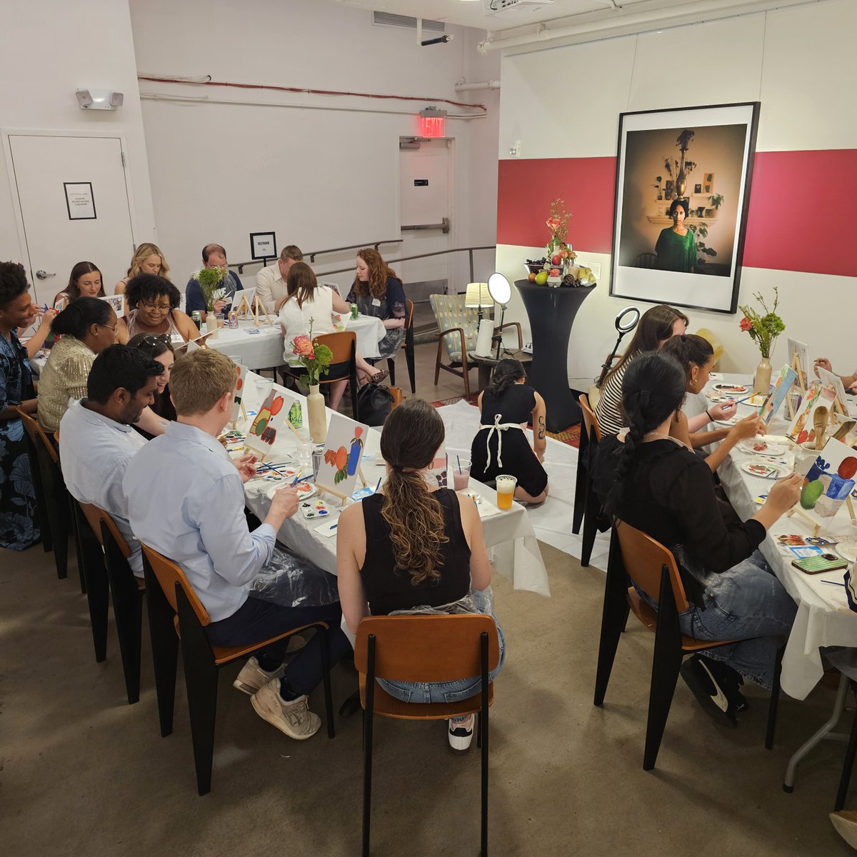 We hosted our first-ever Paint &amp; Sip event hosted by New York Common Pantry's Associate Board at Teranga Harlem! We hope you enjoyed the event and have somewhere special to hang your brand new masterpiece.