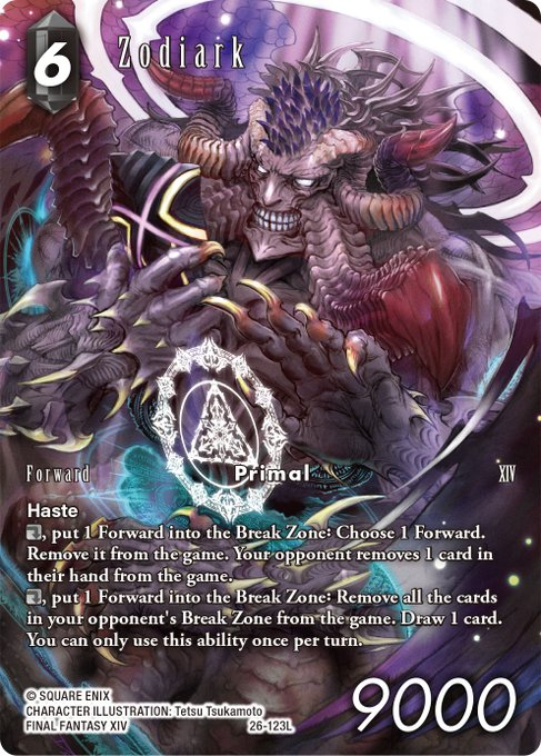 Un grand méchant de la saga Final Fantasy fait son apparition pour la première fois!

Deuxième carte de la semaine de l'Opus: "Gunslinger in the Abyss" à découvrir dans notre article dédié:
fftcg.fr/article/deuxie…