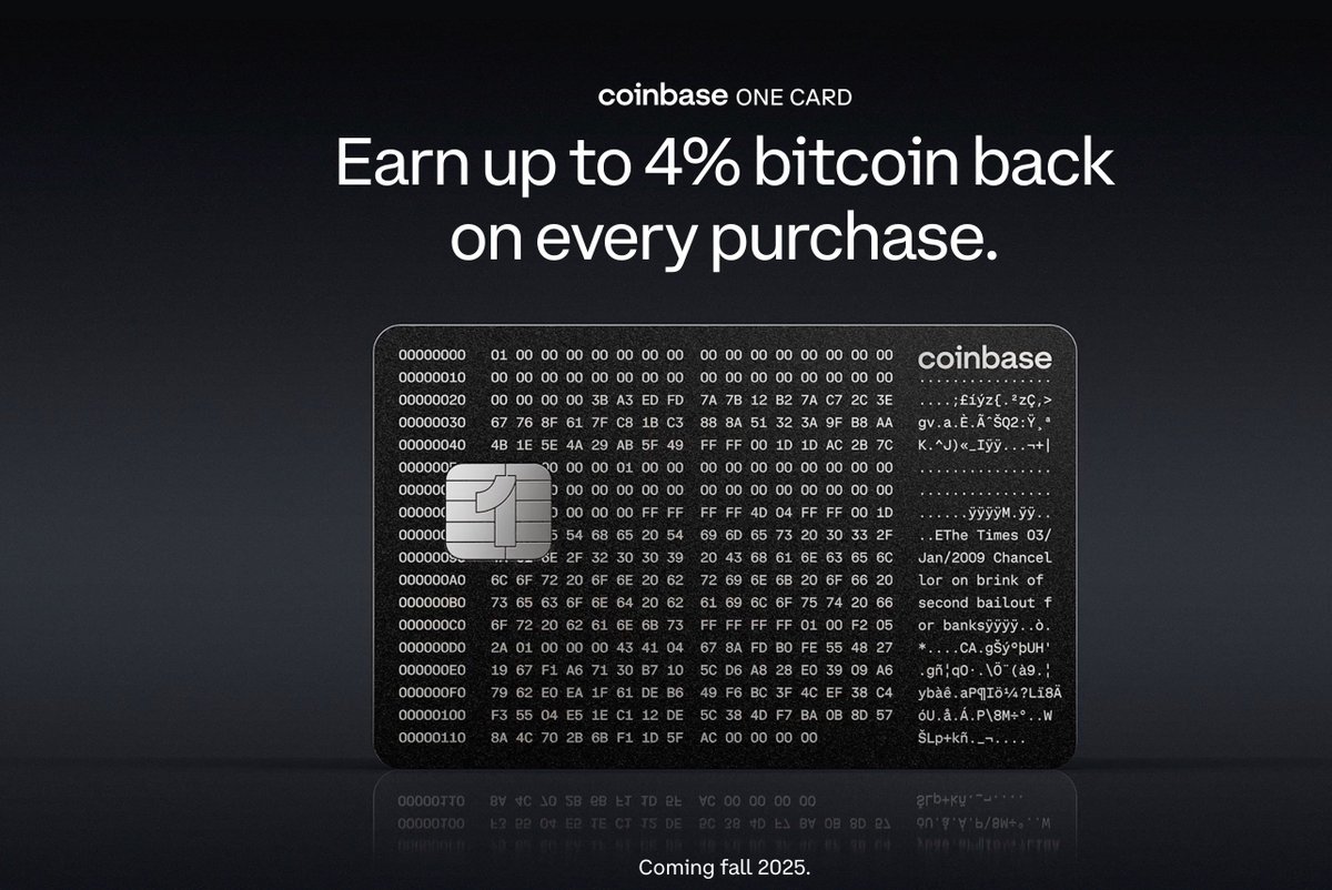 dennis hegstad (@dennishegstad) on Twitter photo 4% back in bitcoin? yes pls <a href="/coinbase/">Coinbase 🛡️</a> 4% back in bitcoin? yes pls <a href="/coinbase/">Coinbase 🛡️</a>