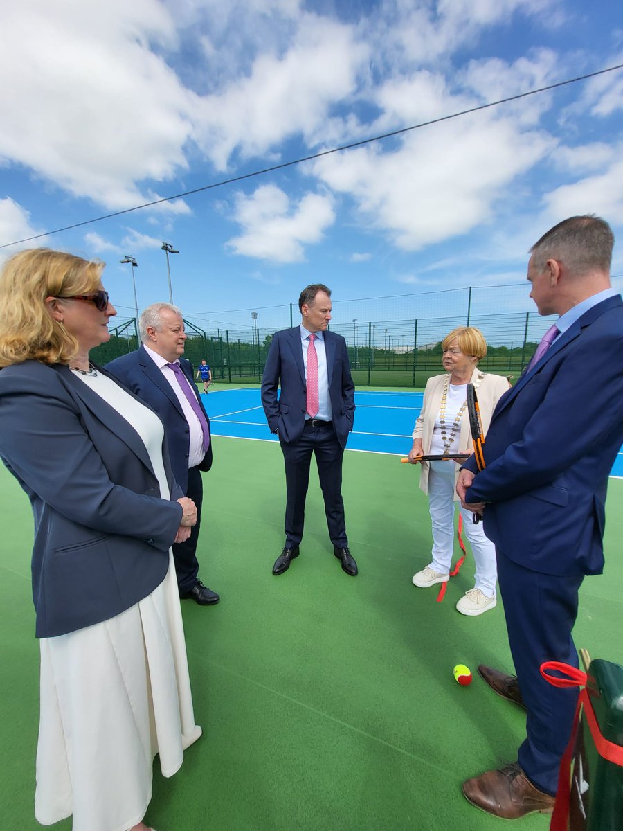 The opening of two new tennis courts at the Sport Ireland Campus is good news for our elite players &amp; members of the local community who play for fun and enjoyment.

These courts are a great addition to the campus which continues to evolve thanks to significant state investment.