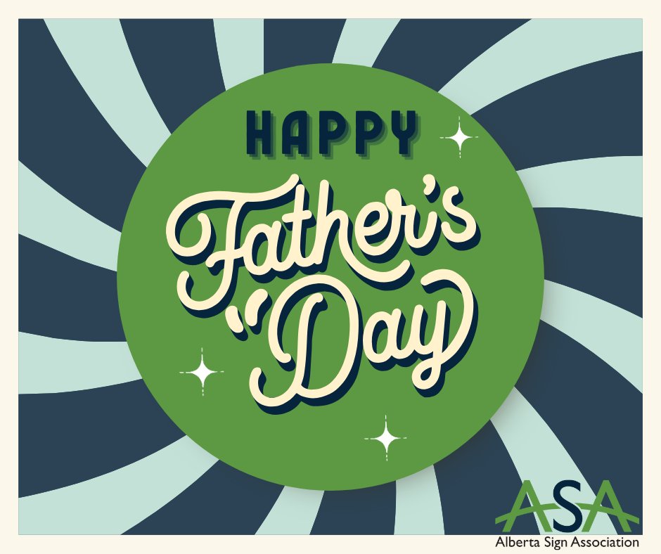 To all the dads shaping both signs and futures, thank you. We see you. We celebrate you.

Enjoy your well-deserved day! 💙

#FathersDay #SignIndustry #ThankYouDads #AlbertaSignAssociation #SignOfSupport