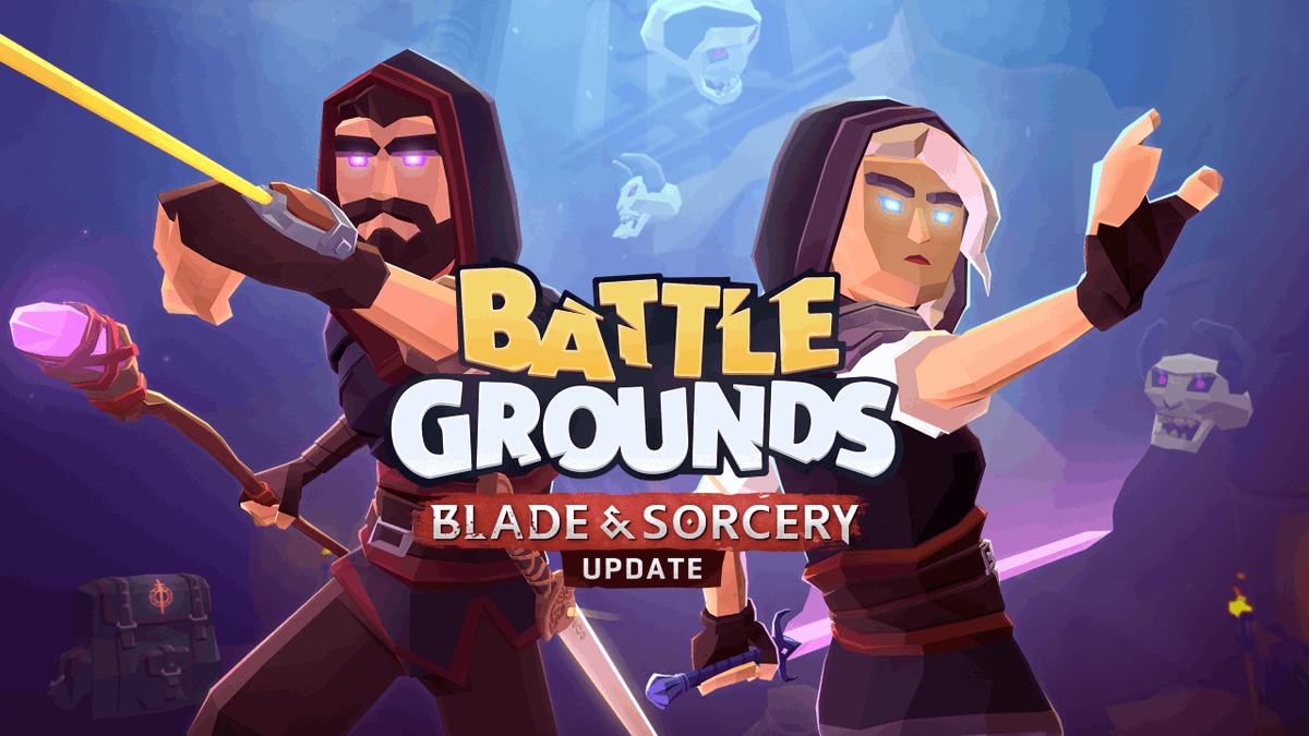 Battlegrounds VR (@battlegroundsvr) on Twitter photo We are super thrilled to announce this Week's update!
The <a href="/BladeAndSorcery/">Blade & Sorcery</a> Collab is now LIVE in Battlegrounds!
✅ Exclusive skins & weapons
✅ Legendary Staff (permanent item!)
✅ 20% bundle discount for 24hrs
✅ Mega Spin Wheel and more!
Learn more🔗 oculus.com/experiences/qu… We are super thrilled to announce this Week's update!
The <a href="/BladeAndSorcery/">Blade & Sorcery</a> Collab is now LIVE in Battlegrounds!
✅ Exclusive skins & weapons
✅ Legendary Staff (permanent item!)
✅ 20% bundle discount for 24hrs
✅ Mega Spin Wheel and more!
Learn more🔗 oculus.com/experiences/qu…