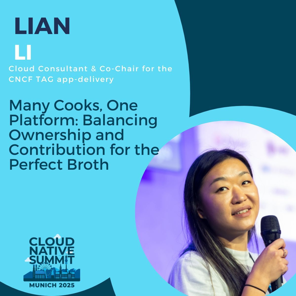 We're thrilled to welcome <a href="/lianmakesthings/">🏳️‍🌈 Lian Li 李莲 ✊🏿</a> as a speaker this year too! 🎊 🥳

#CloudNative #opensource #CNSMunich #community