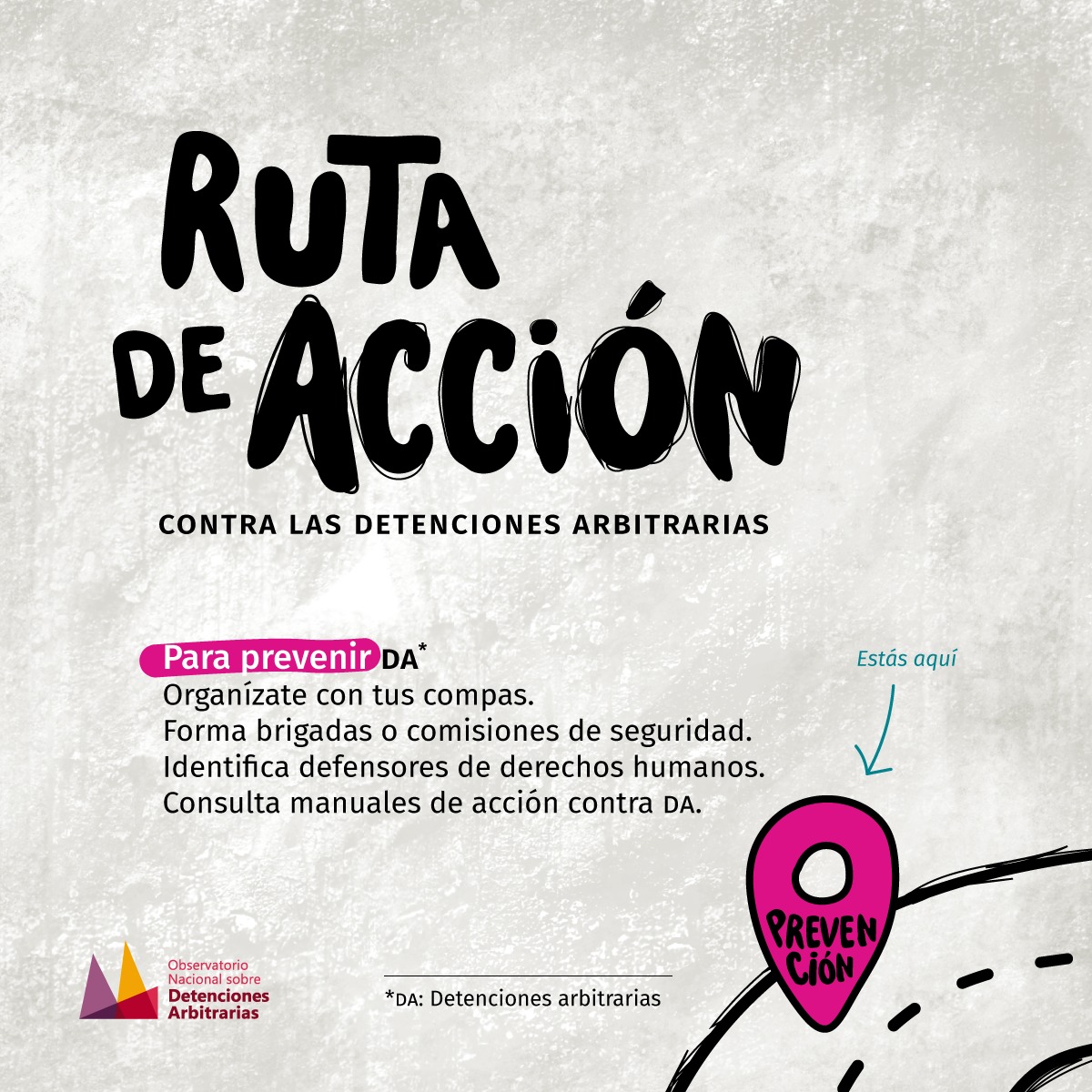 onda_mx's tweet photo. Recuerda registrar cualquier #detenciónarbitraria o ilegal mediante: https://t.co/LnBovYdQPy

🤔🤔🤔 ¿Qué podemos hacer frente a la situación de las detenciones arbitrarias en México? Desde #ONDA, proponemos esta ruta:

#ViolaciónDDHH #DerechosHumanos #Derechos #ConoceTusDerechos https://t.co/NgNsAfAK8U