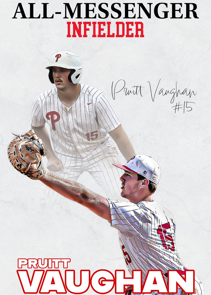 Congratulations to the #PikeBoys receiving Troy All-Messenger accolades:

Kade Brookins: Player of the Year
Luke Barron:  Pitcher of the Year
Pruitt Vaughan: Infielder
Jackson Bowen: Outfielder 
Garrett Whitaker: Designated Hitter
Coach Will Austin: Coach of the Year