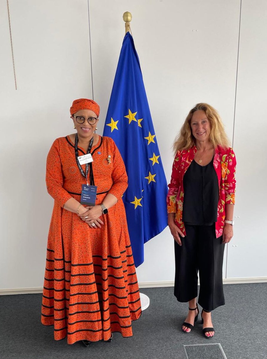 Today meeting of Hon Minister of Finance Dr Matlanyane with Myriam Ferran, Deputy Director-General on Inyernational Partnerships in the European Commission. On the agenda the EU’s Global Gateway support for energy infrastructure projects in #Lesotho - PA #SDG7