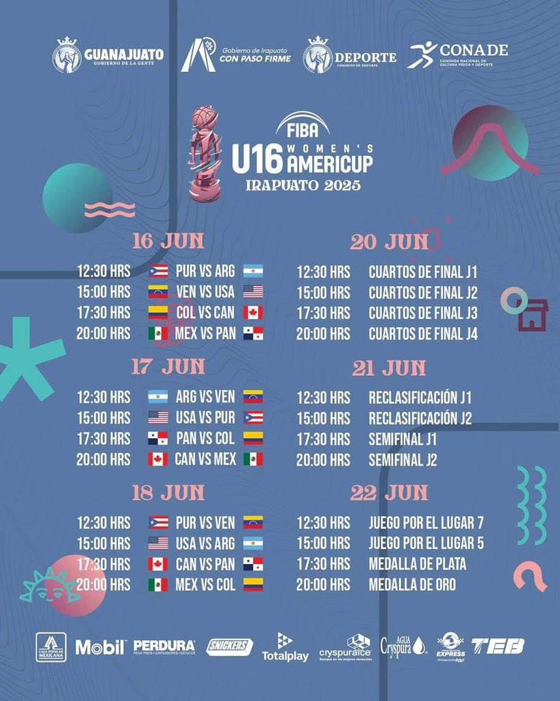 🏀 ¡𝐈𝐫𝐚𝐩𝐮𝐚𝐭𝐨 𝐬𝐞 𝐯𝐢𝐬𝐭𝐞 𝐝𝐞 𝐛𝐚𝐥𝐨𝐧𝐜𝐞𝐬𝐭𝐨! 💥

Del 16 al 22 de junio, el INFORUM será la sede del torneo internacional Women’s  AmeriCup 2025 🤩🌎

🎟 Entrada general GRATIS

¡Ven a apoyar a nuestras campeonas del futuro! 🇲🇽🔥
#CiudadDeDeporte #AmeriCup