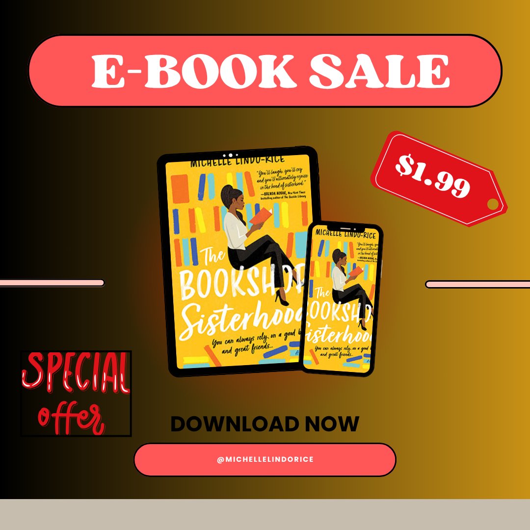Michelle Lindo-Rice-author|Michelle Jackson-agent (@mlindorice) on Twitter photo ✨THE BOOKSHOP SISTER is on sale for 1.99--here's your chance to add to your ebook pile!😊
<a href="/LCSLiterary/">LCSLiteraryServices</a>
#booktwt #books #sale #deal ✨THE BOOKSHOP SISTER is on sale for 1.99--here's your chance to add to your ebook pile!😊
<a href="/LCSLiterary/">LCSLiteraryServices</a>
#booktwt #books #sale #deal