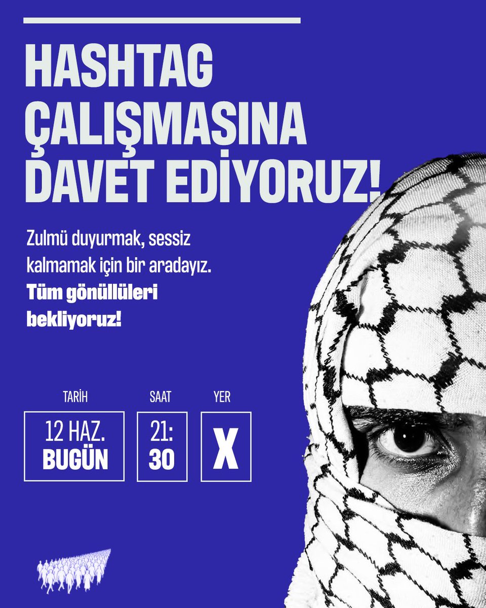 Yoruma 1 Kez
#EgyptDontObstacleToMarch Yaz
Hashtag Çalışmasına Destek Ol ⚠️

#MarchToGaza 🇵🇸
#MısırYürüyüşüEngelleme