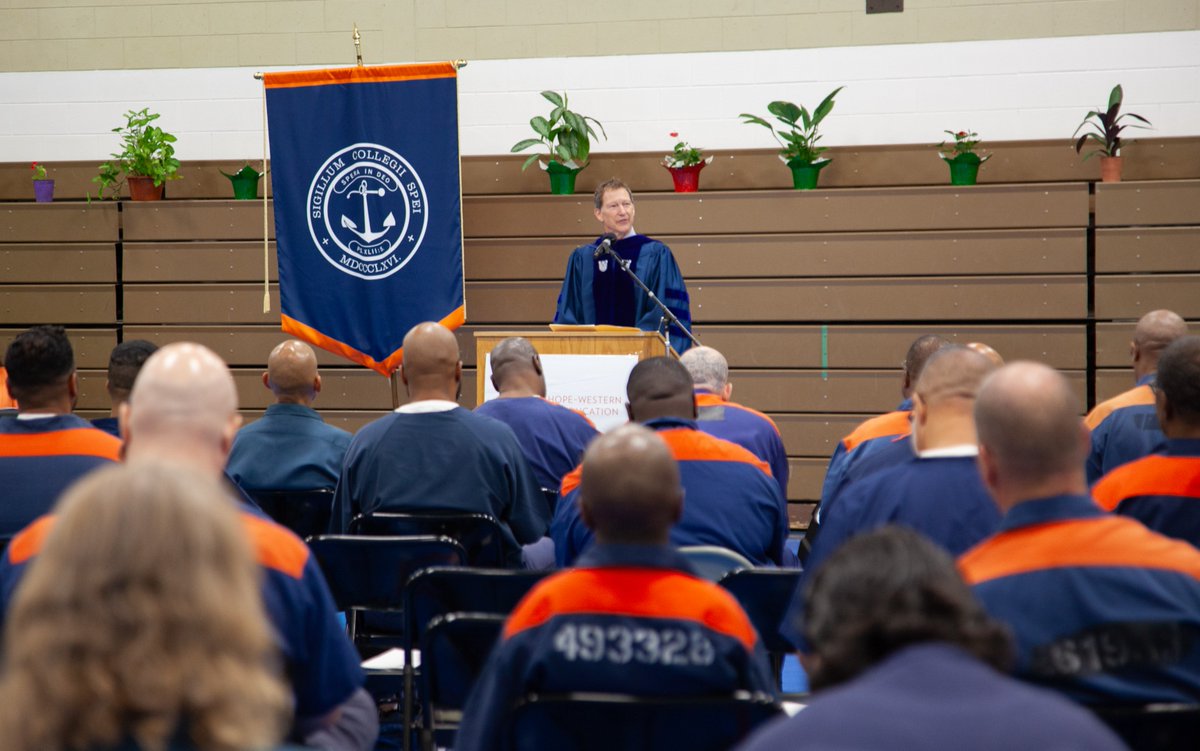 The Hope-Western Prison Education Program will recognize its first graduating class on June 25. Nine individuals incarcerated at Muskegon Correctional Facility will receive Bachelor of Arts degrees in faith, leadership, and service.

Learn more: hope.edu/news/2025/acad…