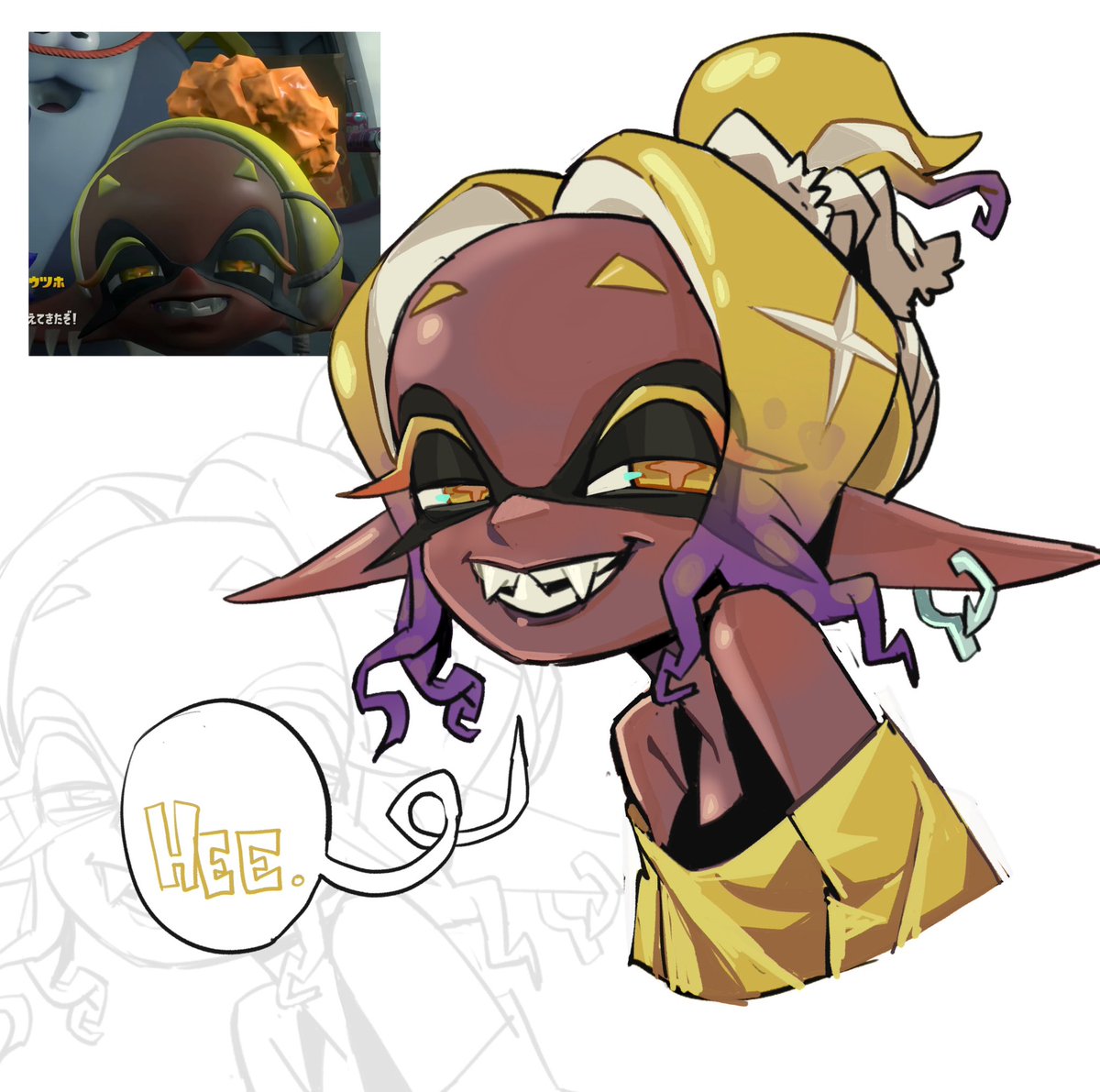 Little goblin 💛
#SplatoonRaiders