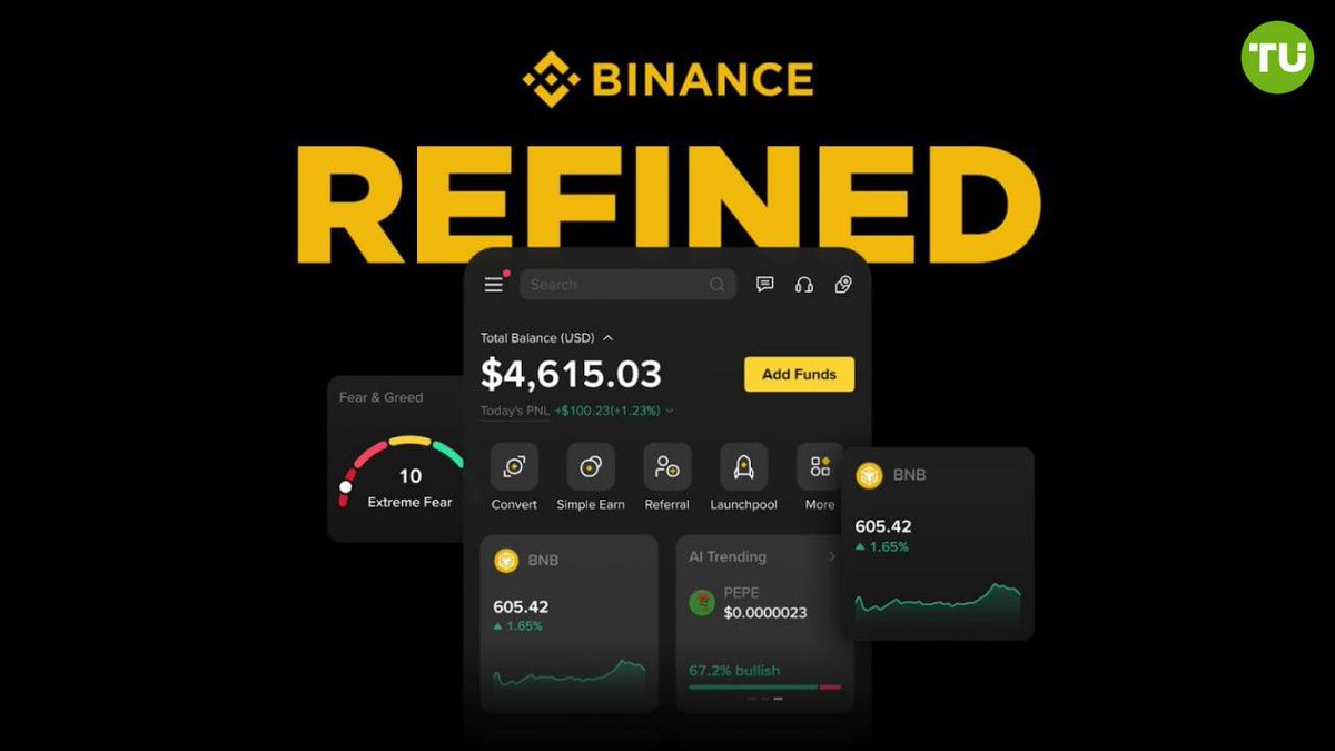 Binance launches Pro Mode update

The update, called Binance UI Refined (tradersunion.com/news/cryptocur…), allows traders to customize their homepage with interactive widgets, AI-based analytics, and a revamped visual layout.

Among the key indicators are: Coin Spotlight, Copy Trading,