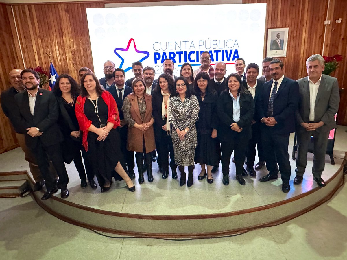 Seremi del Deporte, Vania Llantén junto a Director Regional IND, Hernán Muñoz junto a la
ministra <a href="/MinDesarrollo/">Ministerio de Desarrollo Social y Familia</a>, Javiera Toro y autoridades regionales asistieron a la Cuenta Pública Participativa de la Delegada Presidencial Regional de #Tarapacá Ivonne Donoso.

<a href="/MindepChile/">Ministerio del Deporte</a>