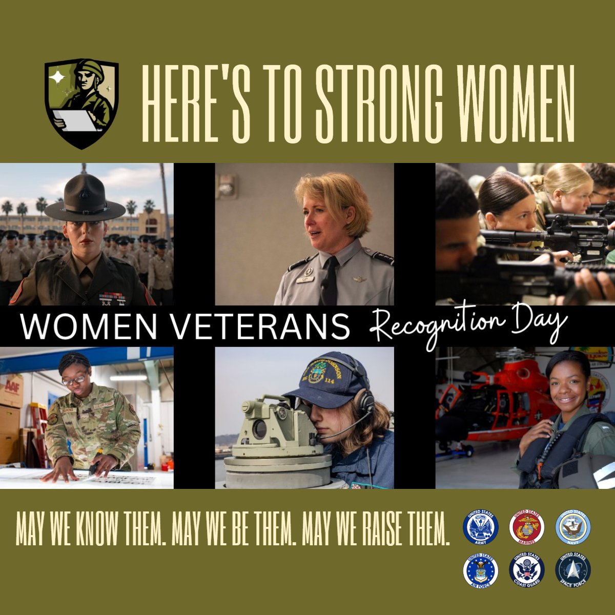 🎖️ Women Veterans Recognition Day 🪖
From all of us at AlwaysGiveBack.org - we salute the women who’ve worn the uniform, stood the watch, and led with grit and grace. Your service paved the way for future generations of warriors, and we honor your courage, sacrifice, and