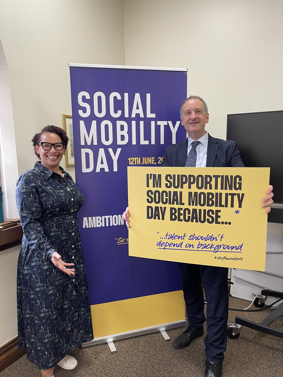 Today is #SocialMobilityDay and it was a delight to meet with Clare Caccavone from Making the Leap to discuss the importance of social mobility and what companies and organisations can do about it for people in #Watford.
