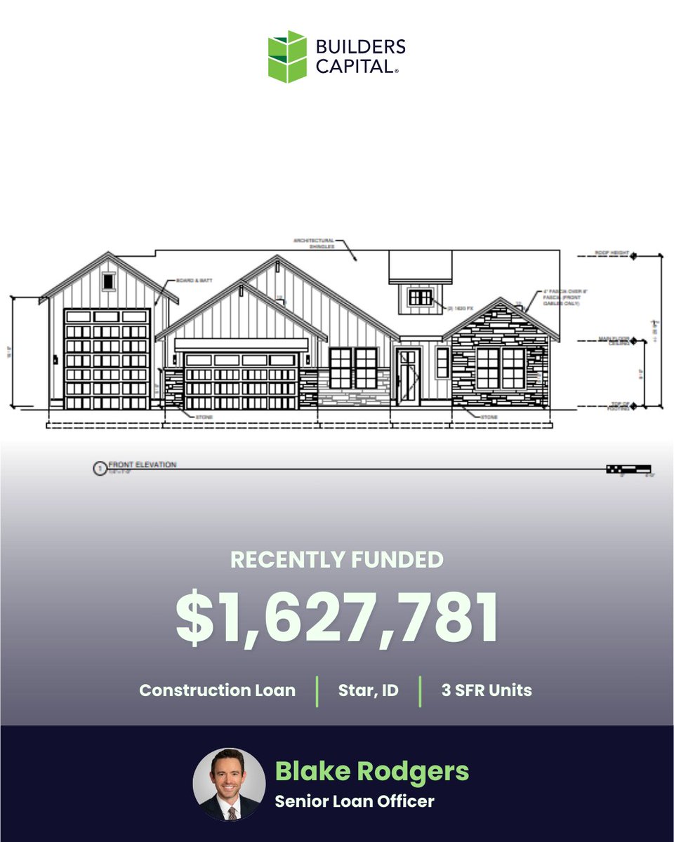 1.6 million reasons Star, Idaho shines. Construction is underway on three stunning single-family homes.

More than a loan; it's proof that smart builders and financing grow communities. Thanks to our loyal client for trusting us.

Your project is next: hubs.li/Q03rX2ky0