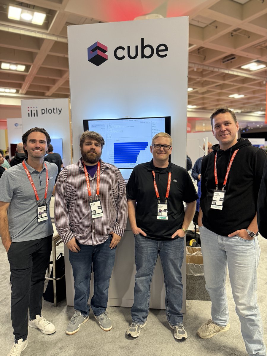 Come visit the Cube booth F613 at #DataAISummit