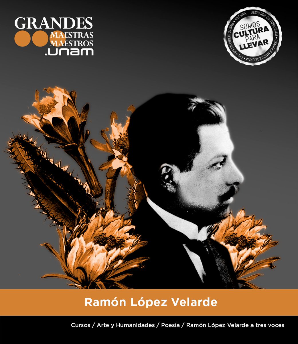 🇲🇽 El poeta de la “Suave Patria” nació un día como hoy: Ramón López Velarde, quien sigue inspirando generaciones con su lirismo nacional.
En Grandes Maestros UNAM puedes conocer más de su legado en el curso dedicado al autor.
🔗 bit.ly/3Cfi4ix

#SomosCulturaParaLlevar