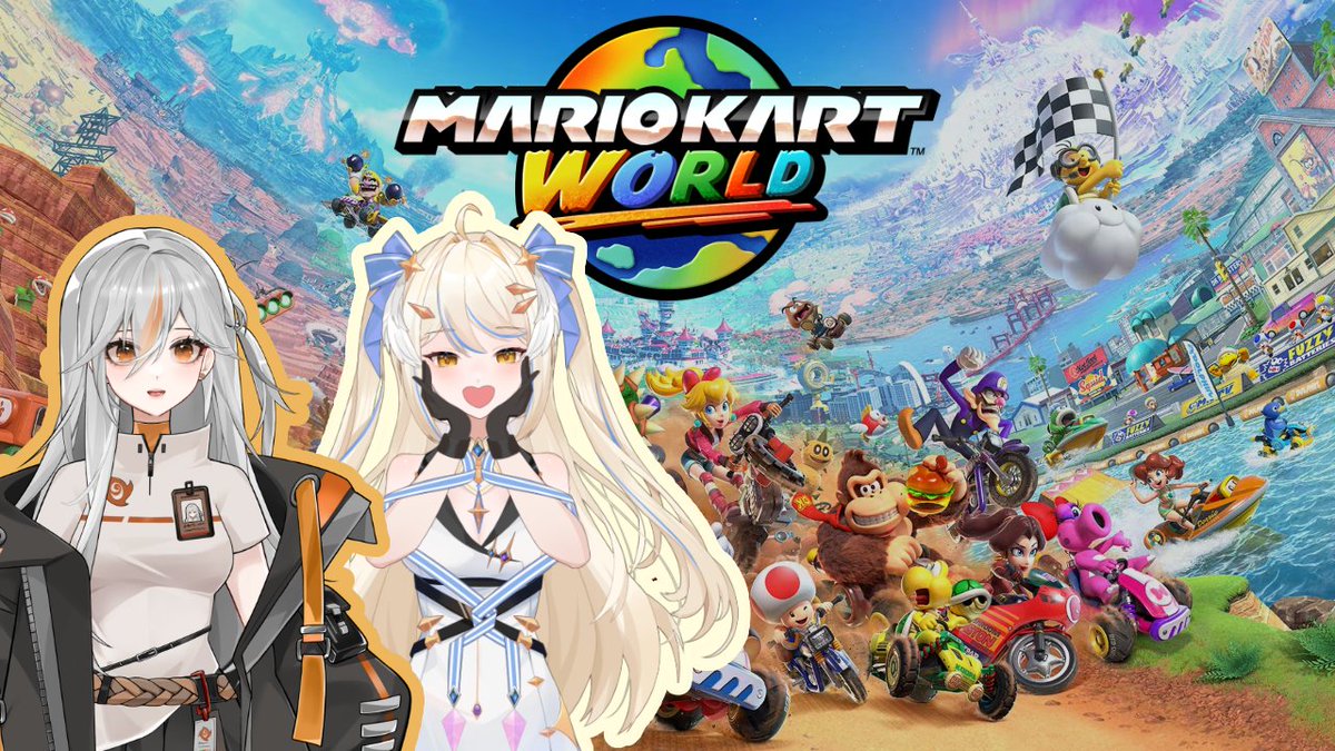 ProjectVNS's tweet photo. [OFF COLLAB] Mario Kart World cause we’re rich and totally bought the Switch 2 ourselves 🏵️💎
|6/12| ⏰ 8:30 PM PDT / 12:30 AM⁺¹ EDT
📺: https://t.co/kLlTFT6yoy
👾: https://t.co/La9hF9GhJ9
🏷️: #vtuberen #vtuber #ENVtubers #offcollab #collab https://t.co/LCqpE6DYXR