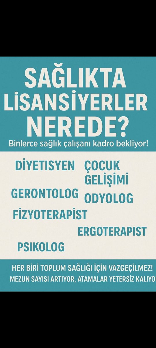 Çokça mağdur edildik lisansiyerlere adil atama istiyoruz <a href="/drmemisoglu/">Prof. Dr. Kemal Memişoğlu</a> #SbEylüldeLisansıUnutma