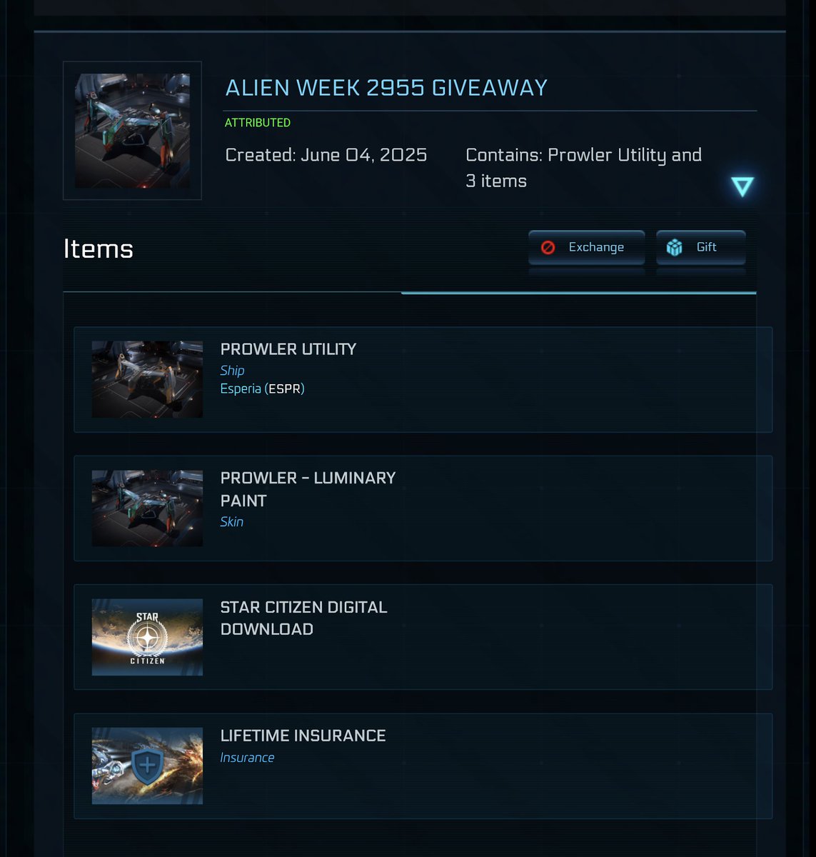 DaPoets42's tweet image. 🚨Star Citizen Ship Giveaway 🚨 
PROWLER UTILITY - LTI (Courtesy of CIG to go to my community!) #gaming
To Enter:   
- Follow @DaPoets42
- Comment   
- Share &amp;amp; Like this post!

More chances on my other socials too! 😎
Winner to be picked June 14th!  🏆