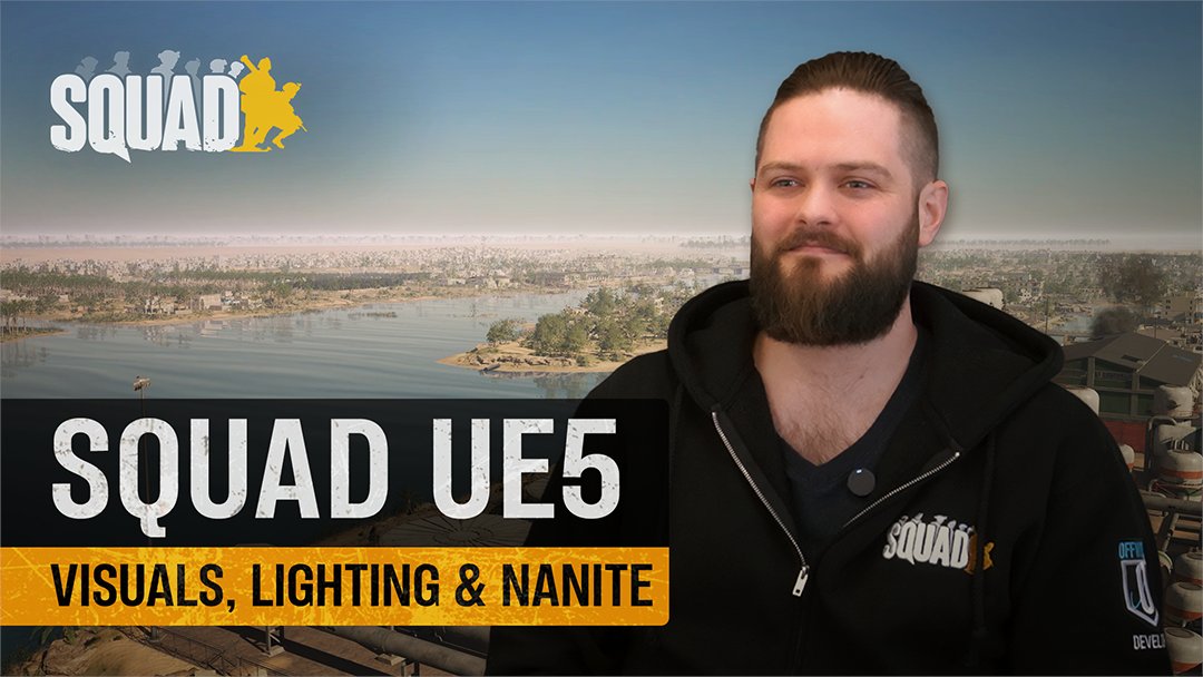 📌 ICYMI: UE5 Fireside Chat 1

Go behind the scenes with Zeno, Squad’s Lead Level Designer, as we dive into how #UE5 is reshaping Squad’s visuals and performance.

🎮 v9.0 drops this summer and marks the start of Squad’s next era.

📺 Watch now: bit.ly/SquadUE5_devch…