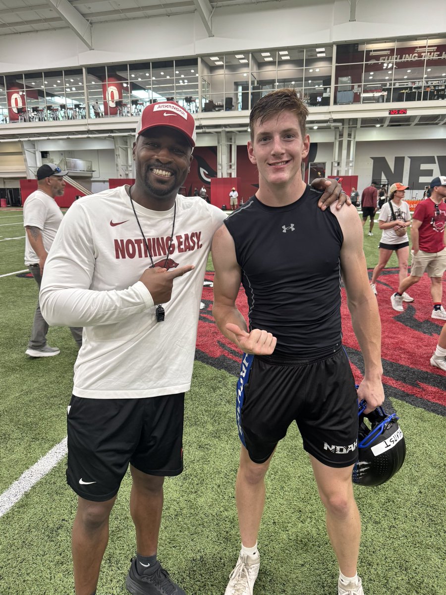 Darrick Hurst Jr (@darrickhurstjr) on Twitter photo Thank you coach <a href="/T_WILL4REAL/">Coach T-Will</a> For a great first experience with University of Arkansas football. I had a great camp today. Thank you coach <a href="/T_WILL4REAL/">Coach T-Will</a> For a great first experience with University of Arkansas football. I had a great camp today.