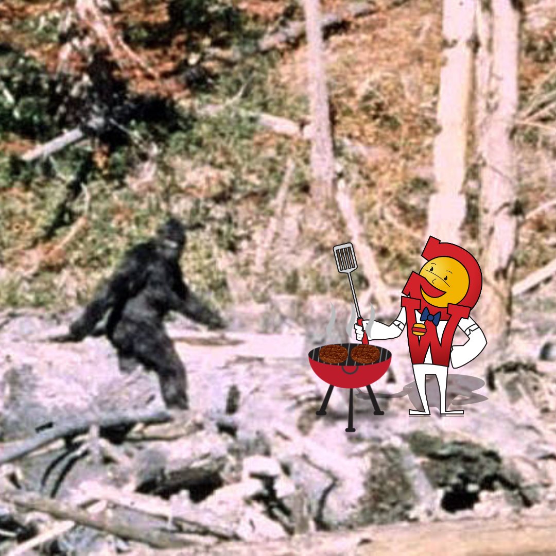 George_Webb's tweet image. Pretty sure this wasn't the 'local legend' George expected to meet today. Good news: Bigfoot confirms our burgers are worth coming out of hiding for!
Order now: order.online/business/georg…