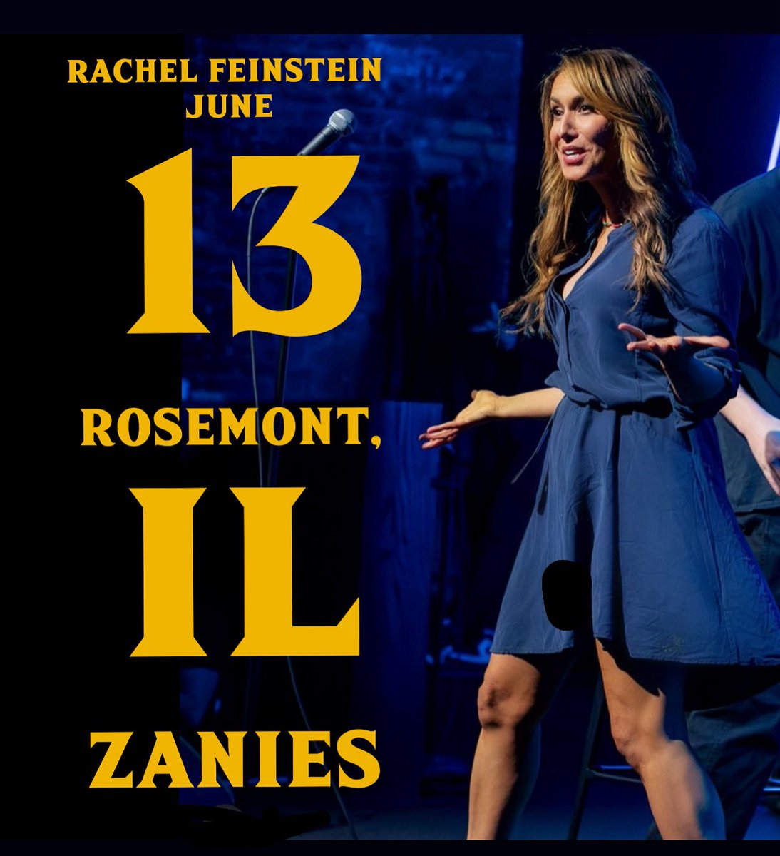 Rachel Feinstein (@rachelfeinstein) on Twitter photo ROSEMONT, IL TOMORROW! <a href="/zaniesrosemont/">Zanies Rosemont</a> one show! Running my new hour, more cities here too! punchup.live/rachel-feinste… ROSEMONT, IL TOMORROW! <a href="/zaniesrosemont/">Zanies Rosemont</a> one show! Running my new hour, more cities here too! punchup.live/rachel-feinste…