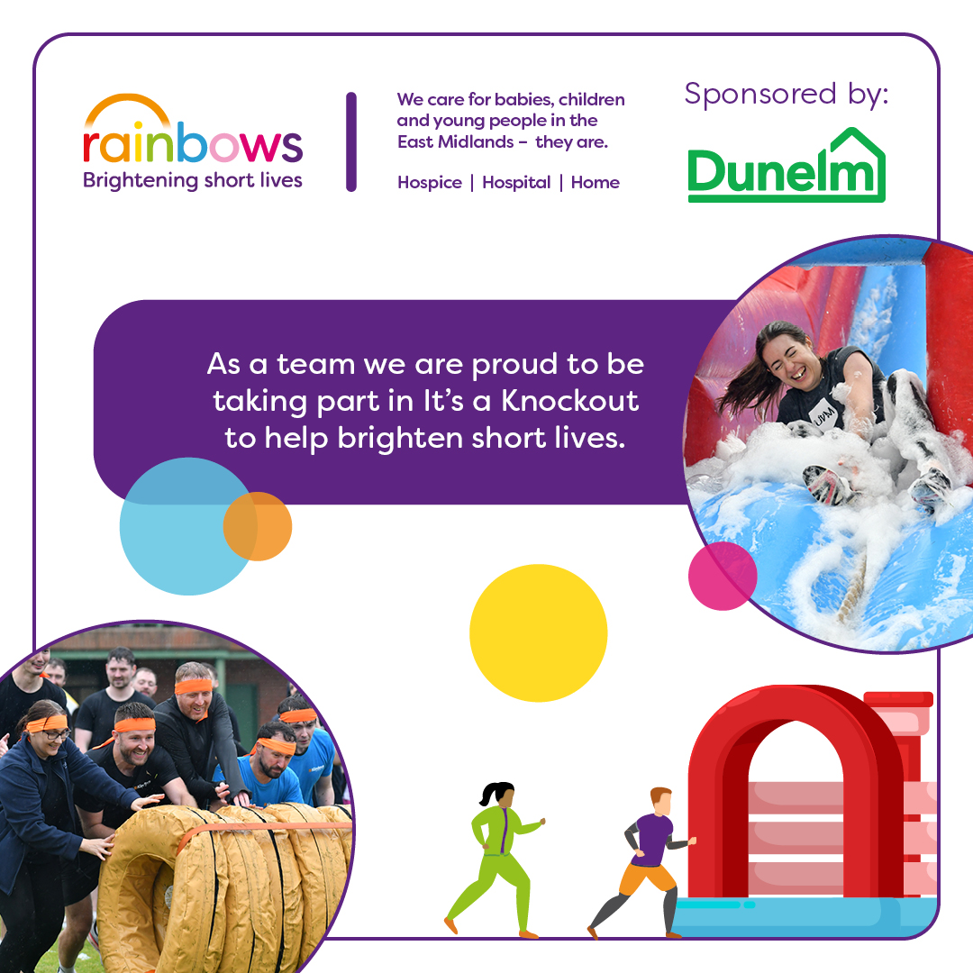 Meridian Mortgages is taking on the 'It's a Knockout' obstacle course in support of the amazing <a href="/RainbowsHospice/">Rainbows Hospice</a>

If you can, please support us in reaching our goal and making a real difference. Every donation counts! 💛

justgiving.com/team/meridianl…