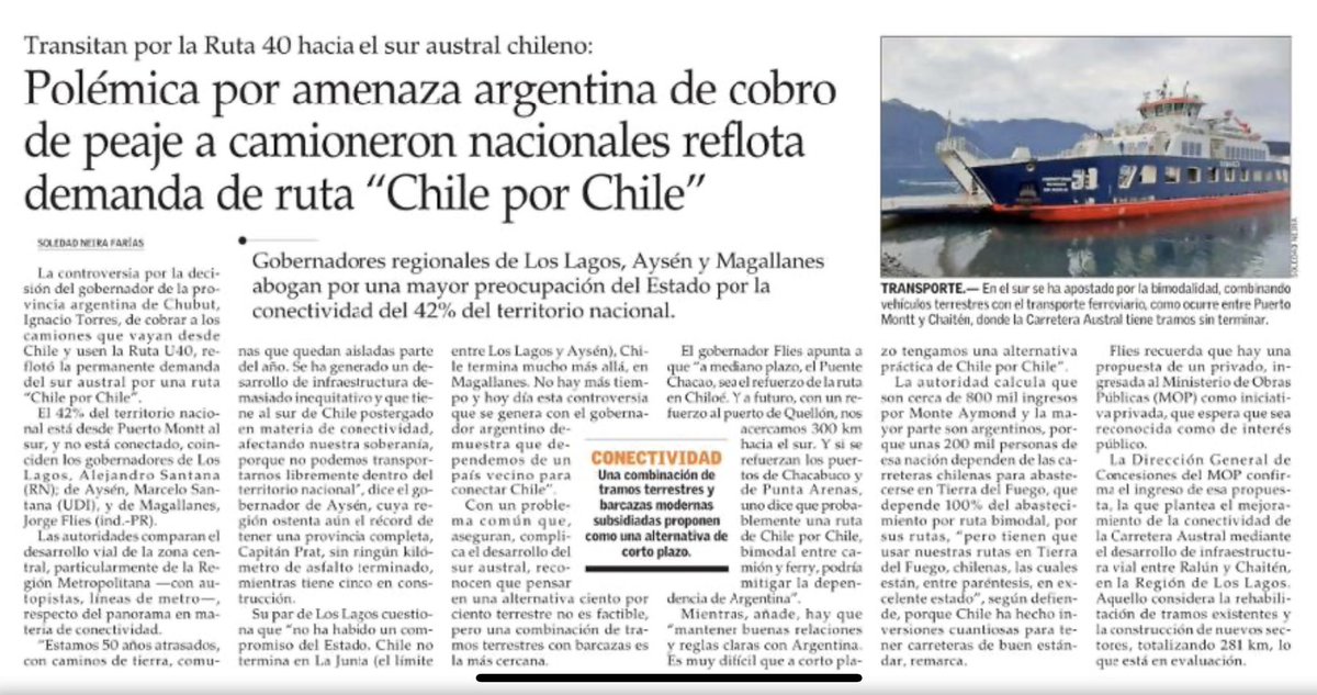 Los Gobiernos siguen tirando la plata en el transporte de la región metropolitana mientras la inversión en Chile Austral es paupérrima. Chile no termina en #PuertoMontt