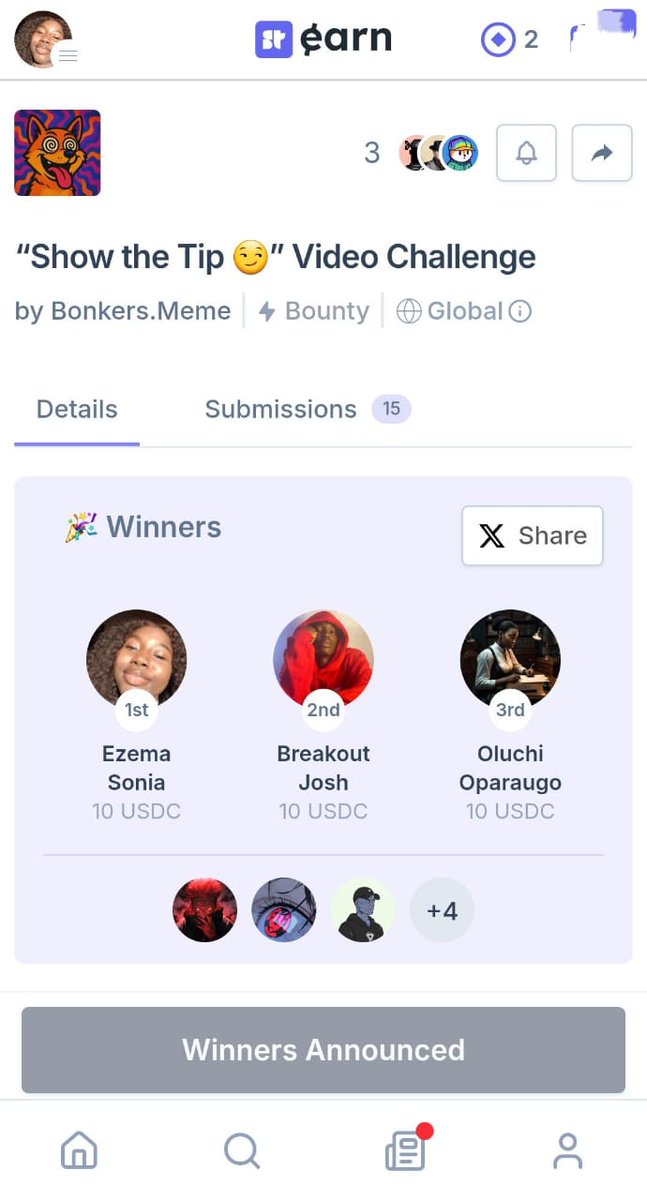 Mmesonia๐ธ๐ฉโ๐ป || thattechgirlie.base.eth (@that_techgirlie) on Twitter photo Won a bounty from <a href="/SuperteamNG/">Superteam Nigeria</a> and <a href="/PixelPandaCrew/">Pixel Panda Crew ๐ผ $BONKTIP</a>
Big shout out to <a href="/Design_master24/">Chef_kings</a> for pulling both <a href="/Scrub_Analyst/">He's_an_analyst | Solana Summit Africa ๐ณ๐ฌ</a> and I into it.
What's more interesting is that we all got it๐
Cheers to more winsโ
<a href="/Harri_obi/">Harri | Solana Summit Africa</a> <a href="/NzubeEzudo/">Nzube Ezudo | Solana Summit Africa ๐ณ๐ฌ</a> Won a bounty from <a href="/SuperteamNG/">Superteam Nigeria</a> and <a href="/PixelPandaCrew/">Pixel Panda Crew ๐ผ $BONKTIP</a>
Big shout out to <a href="/Design_master24/">Chef_kings</a> for pulling both <a href="/Scrub_Analyst/">He's_an_analyst | Solana Summit Africa ๐ณ๐ฌ</a> and I into it.
What's more interesting is that we all got it๐
Cheers to more winsโ
<a href="/Harri_obi/">Harri | Solana Summit Africa</a> <a href="/NzubeEzudo/">Nzube Ezudo | Solana Summit Africa ๐ณ๐ฌ</a>